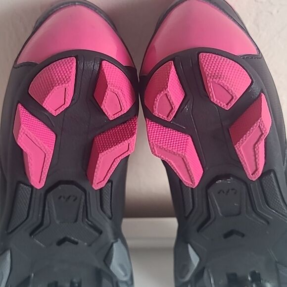 Giant Liv Fera Mountain Bike Cycling Shoes Black & Pink Size 37 - Picture 10 of 15